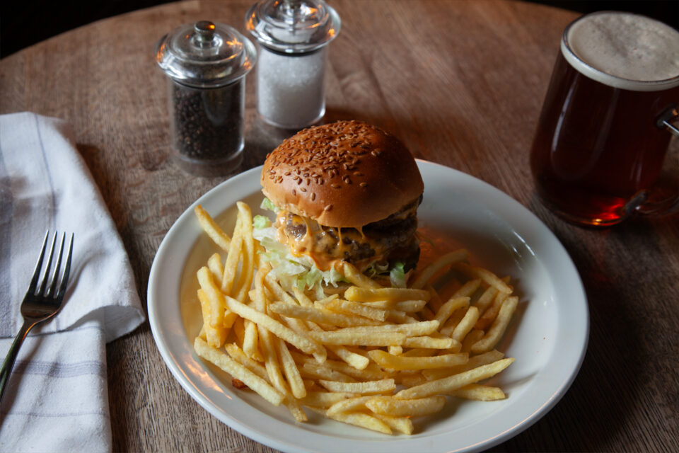 Burger & a pint – £17