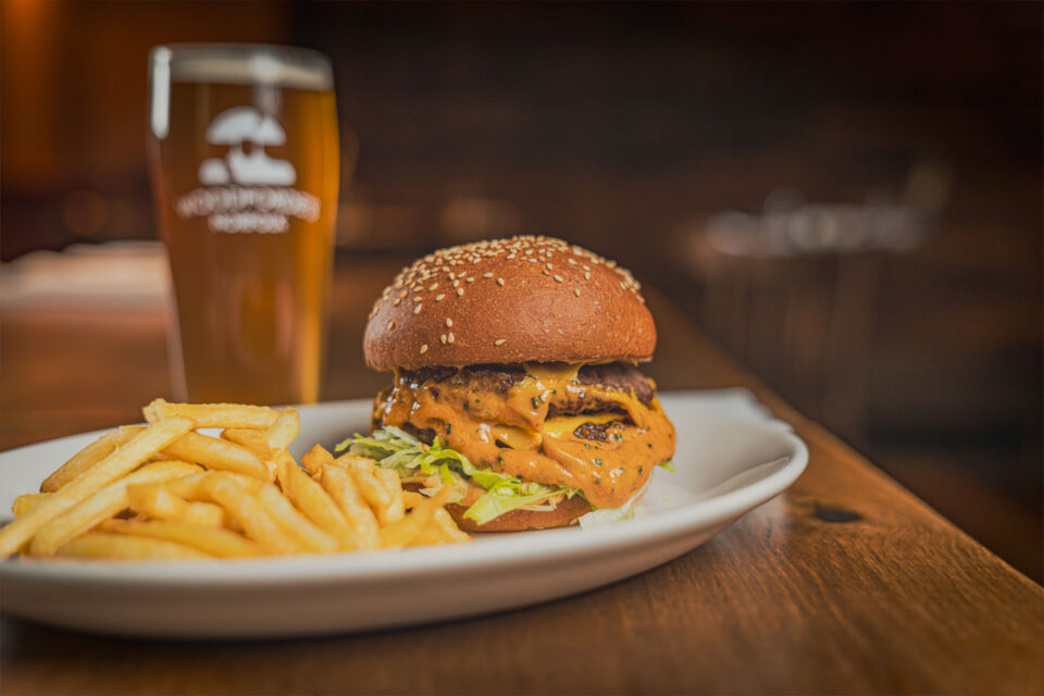 Burger & a pint – £17
